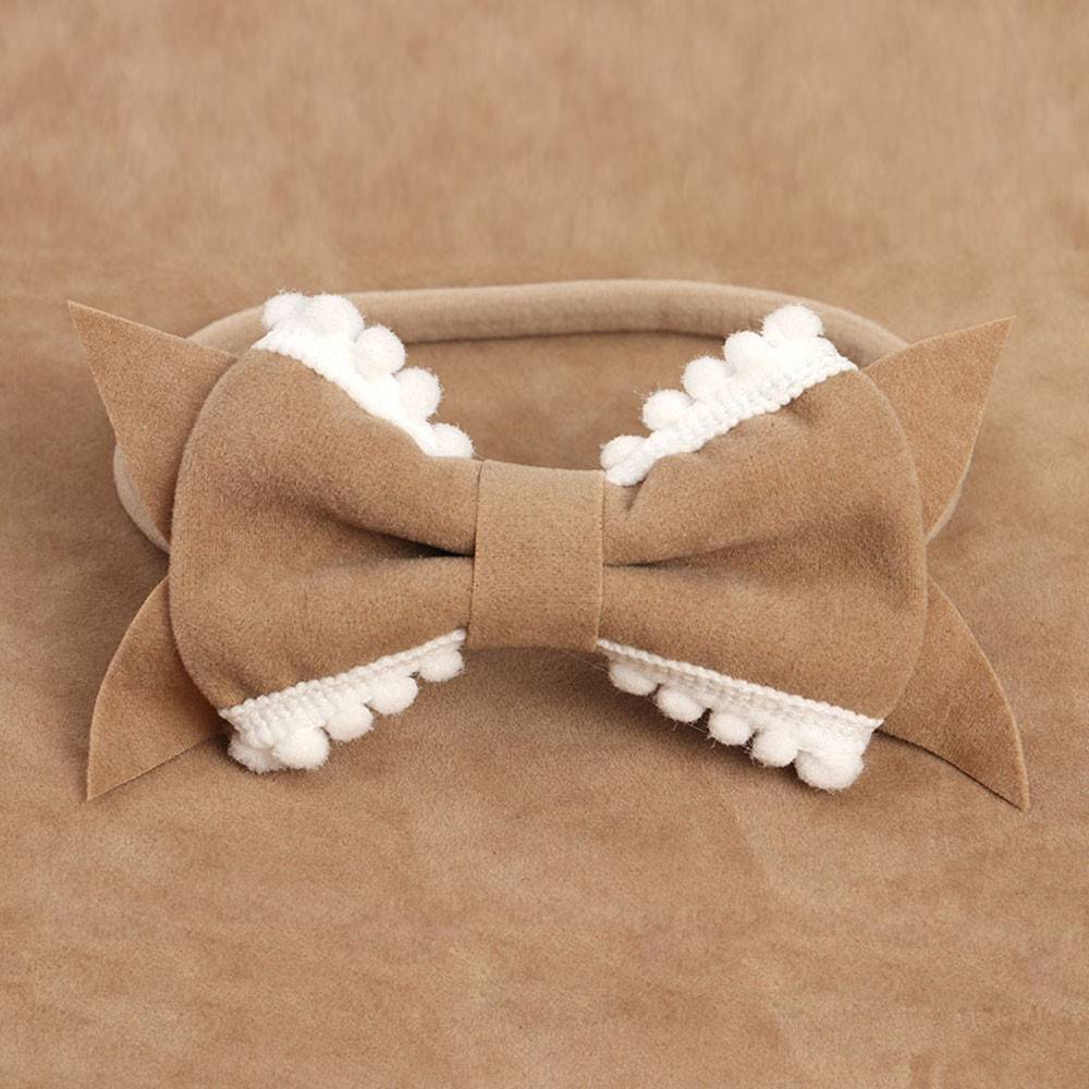 Kids Elastic HeadbandBaby bow elastic hair band Girls baby Bowknot Hairband  Hair Accessories Fashion headband baby
