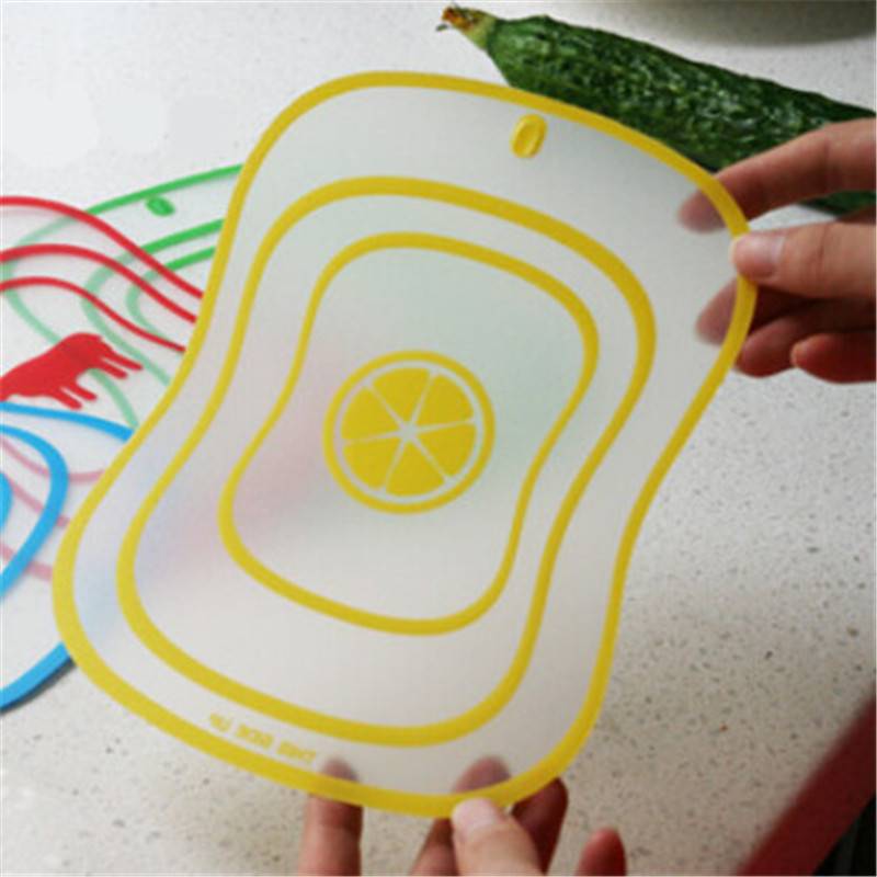 Необычная тонкая разделочная пластина пластиковая доска для фруктов полезный