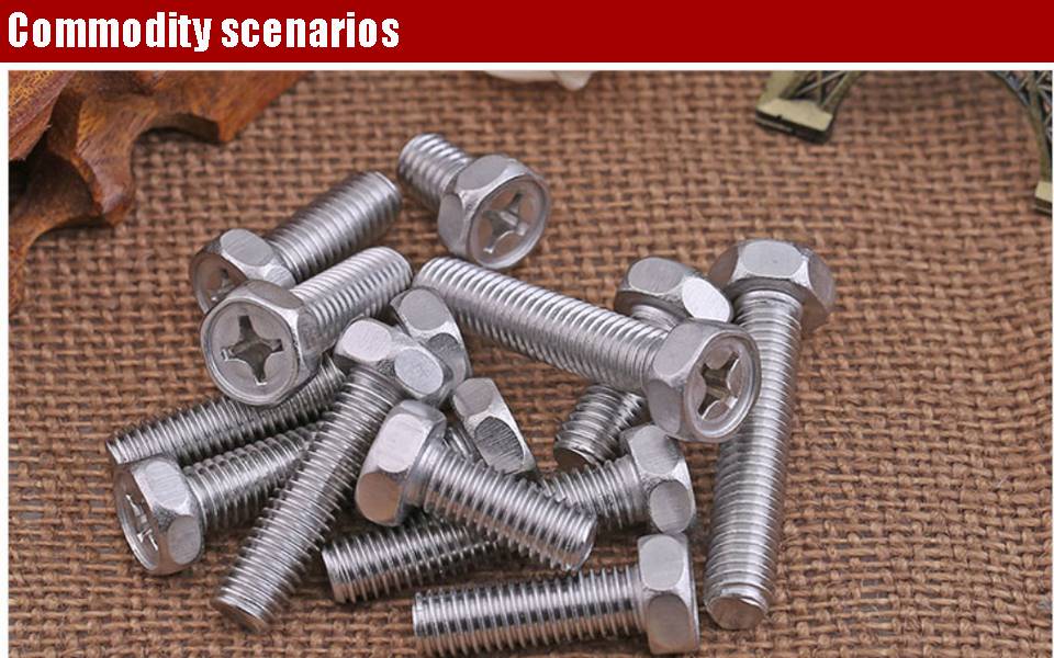 304 stainless steel external hexagon screw picturer