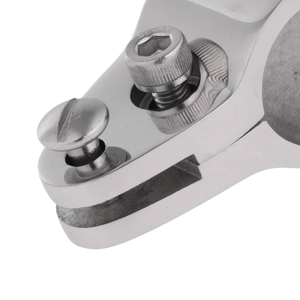 4 Boat Cover/Canopy Fitting Tube Knuckle Clamp Fit 22mm OD Tube Frame Hinged