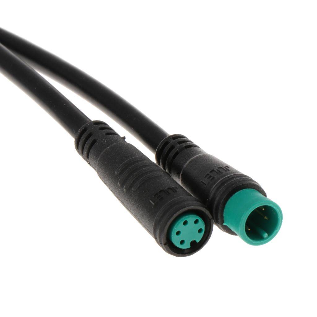 E-Bike Extension Cable Extender Mid-Drive Motor Electric Bicycle Converting Cable Wire Components 90-95cm 2 / 3 / 5 / 6Pin