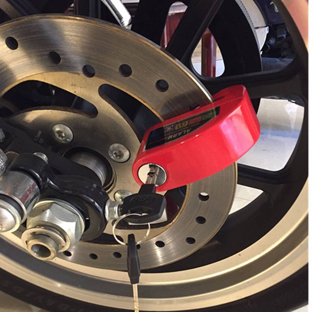  Anti-Theft Lock Wheel Brake Disc Pin Vespa 110dB 6mm Motorcycle Anti-Theft