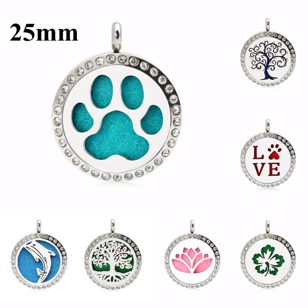 Love Paw 25 мм магнит/поворот украшение диффузор медальон 316L нержавеющая сталь
