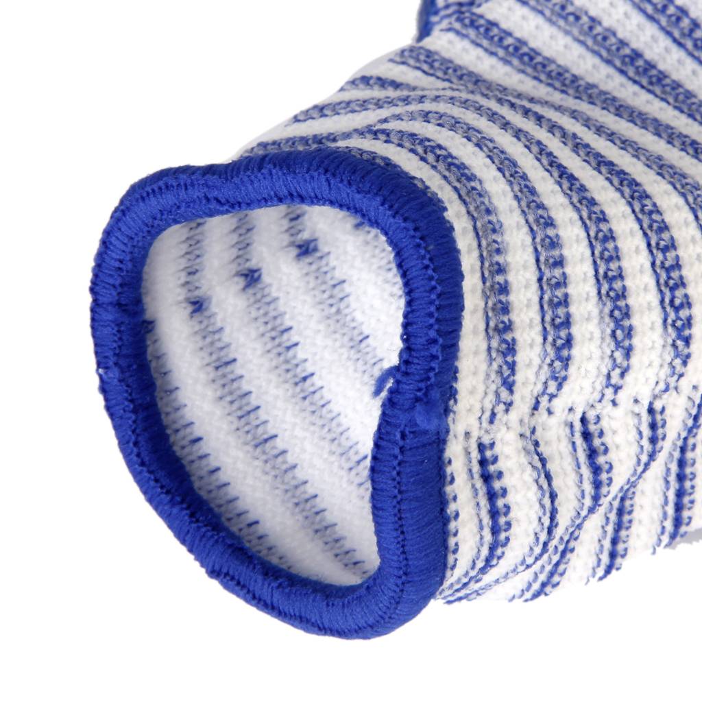 Hamster Grooming Bite-proof Protective Gloves Blue Zebra-stripe for Protecting