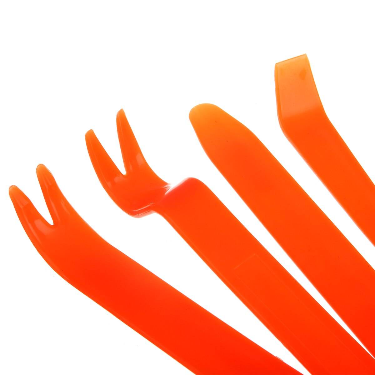 4pcs Radio Panel Door Clip Panel Trim Dash Audio Removal Installer Pry Kit Repair Tool Auto Car Pry Portable Hand Tools