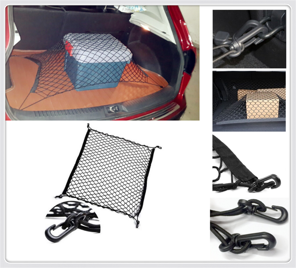 70 * 70cm car universal trunk storage mesh bag sundries fixed for Audi A4 B6 A3 A6 C5 Q7 A1 A5 A7 A8 Q5 R8 TT S5 S6 S7 S8 SQ5