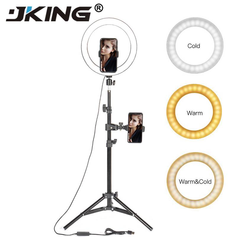 Светодиодный ная кольцевая светильник ПА 10 дюймов студийный с подставкой для