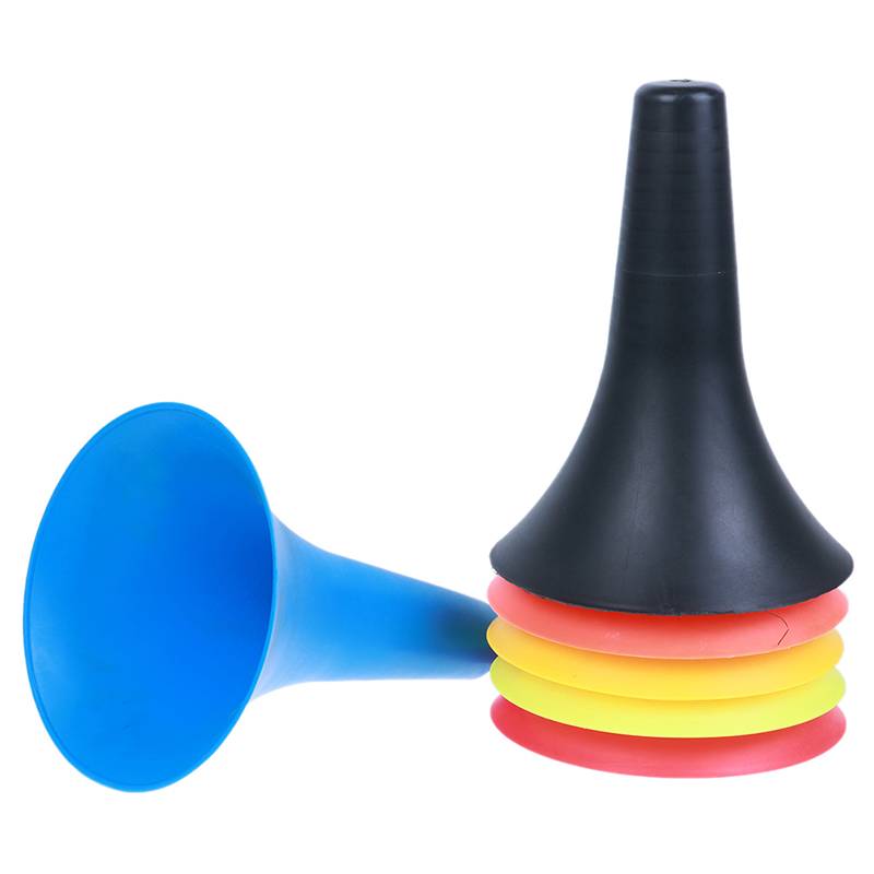 PE Football Training Accessories 23cm Useful Soccer Training Sign Flat Pressure Resistant Cones Marker Discs Bucket Marker
