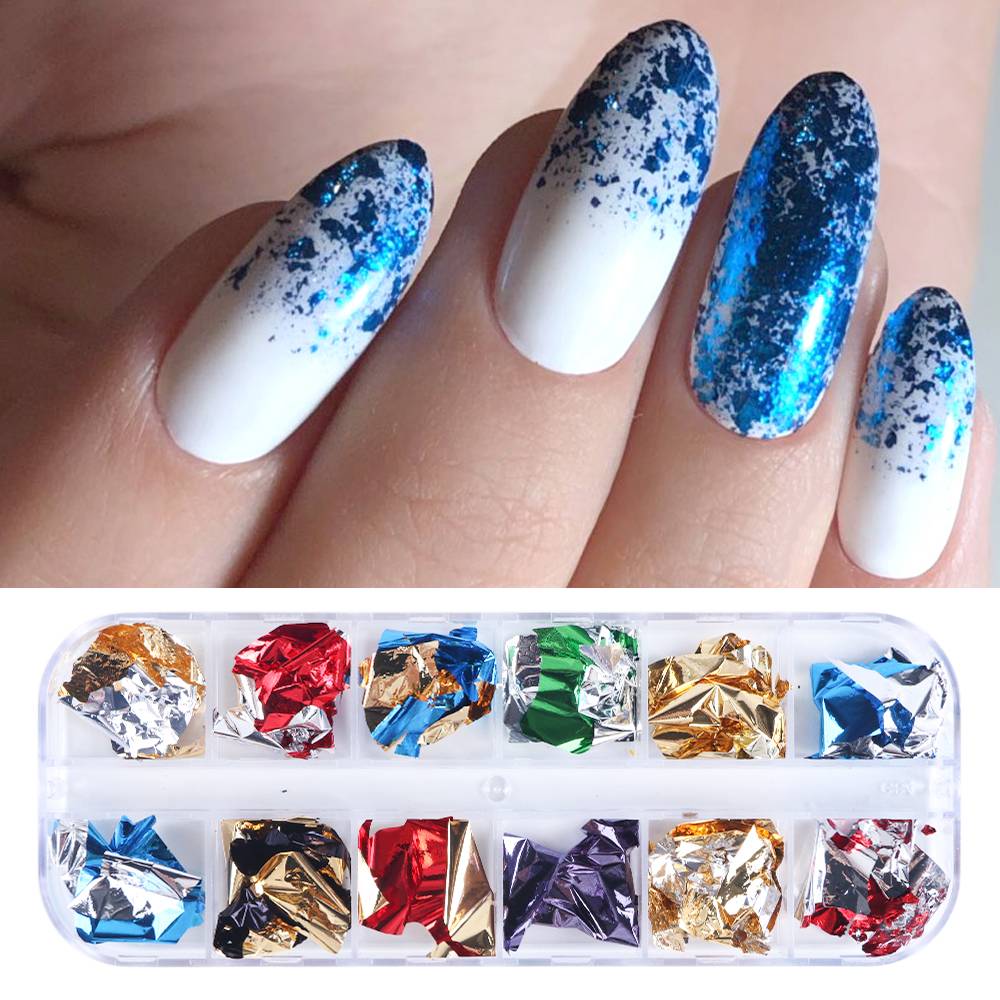 3D Nail Stickers Foils