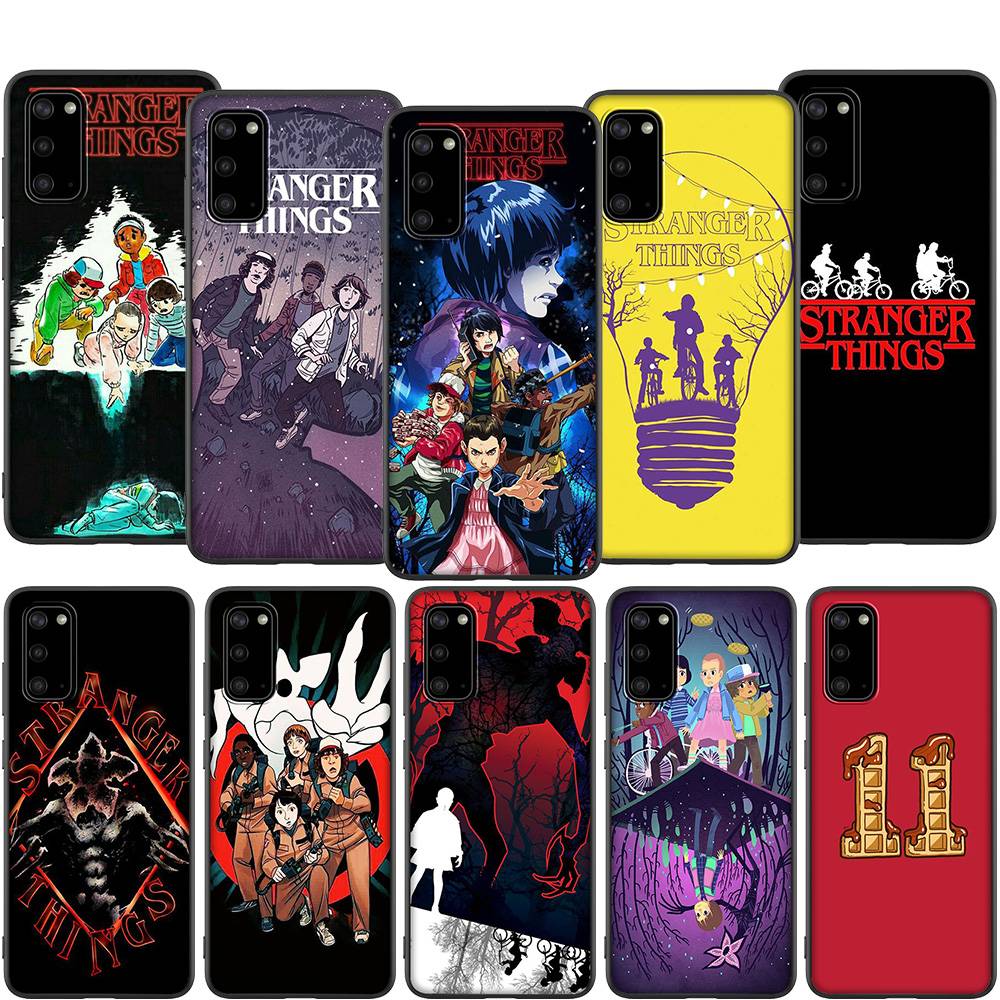 Мягкий чехол Lavaza с надписью очень странные дела 11 для Samsung Note A3 A5 A6 A7 A8 A9 A10s A20s A30s A40s