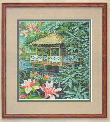 Восточная садовая вышивка крестиком RTO R125 Экологичная хлопковая нить украшение