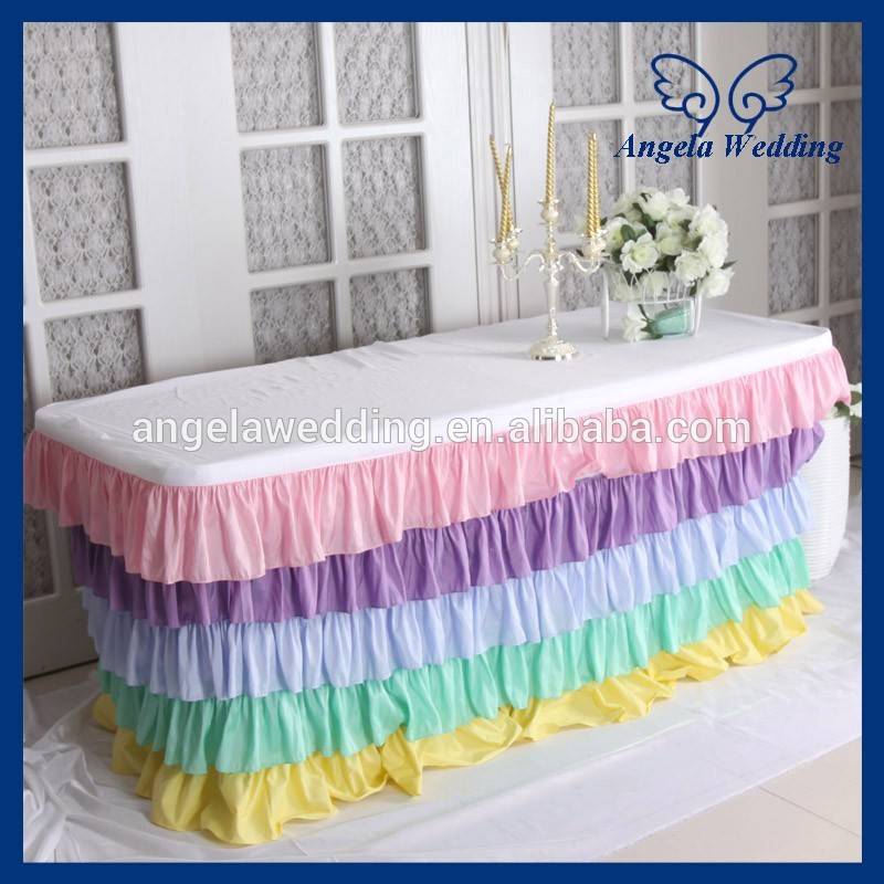 SK003A-Wedding-hot-sale-five-tiered-taffeta