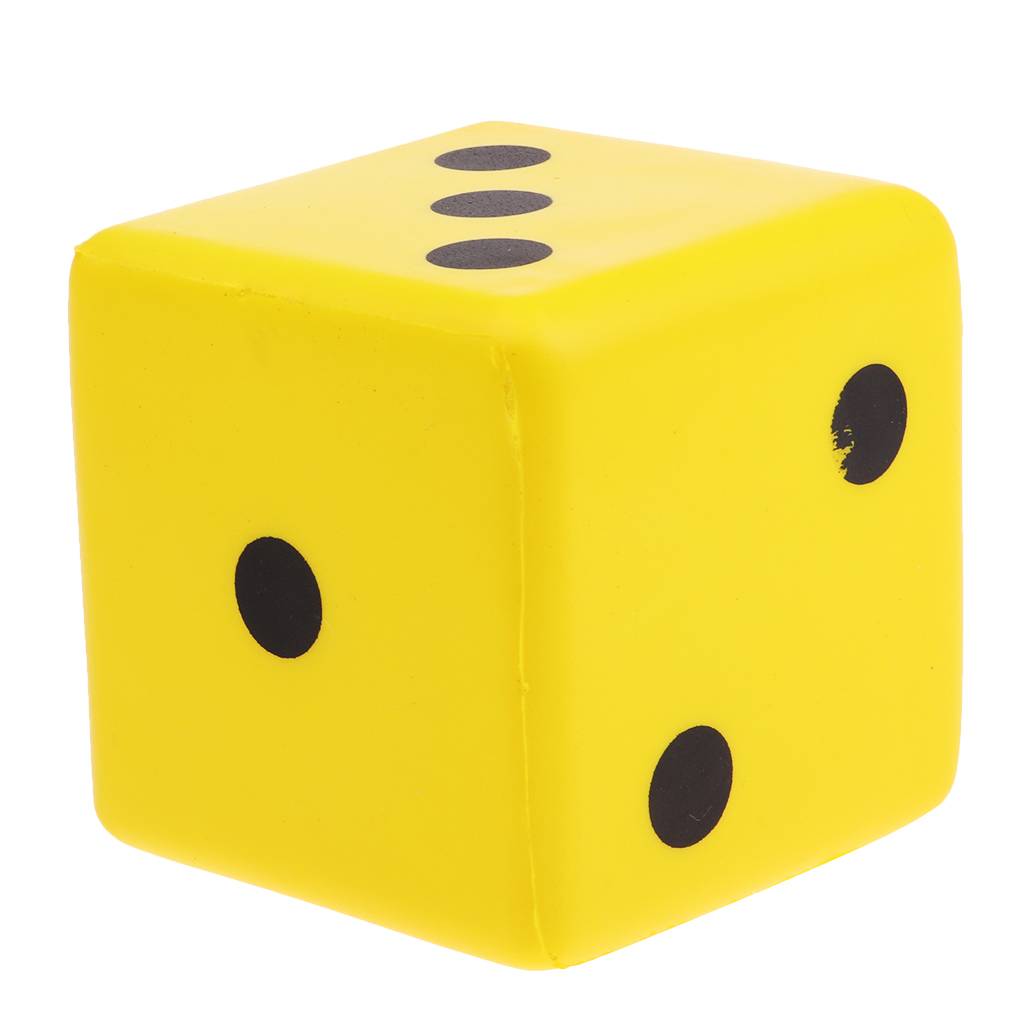 Sponge Dice Foam Dot Dice Playing Dice for Math Teaching Vent Toy