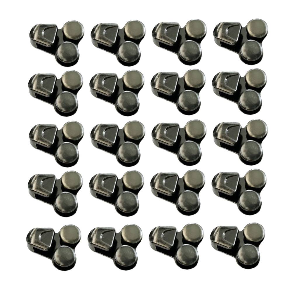 20 Pieces Alloy Shoes Lace Hooks Shoelace Buckles Repair Hunting Hiking Boots