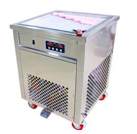 110v 220v Thailand Fried Ice Cream Machine Snack Machine Ice Cream Cold Plate Single Big Pan Fried ice cream roll machine