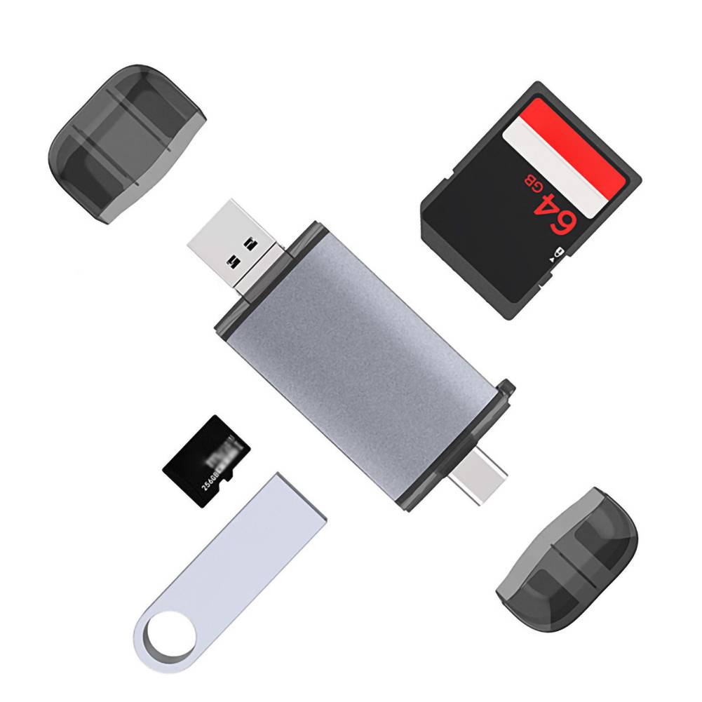 6 в 1 Micro USB OTG Универсальный TF кардридер/SD кардридер телефонные удлинители