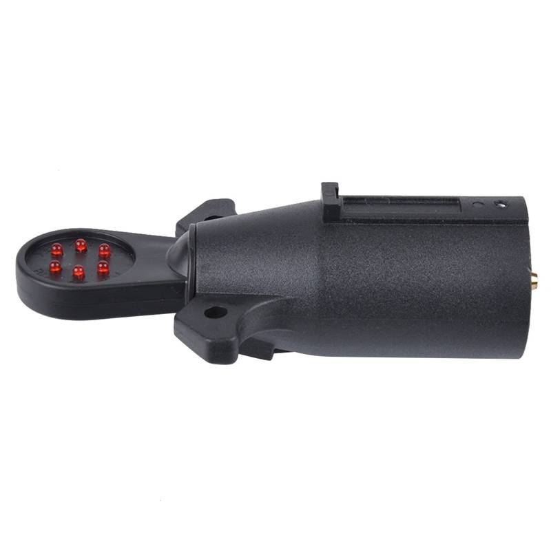 7-Way Rv светодиодный тестер разъема прицепа проводной проводки сцепного