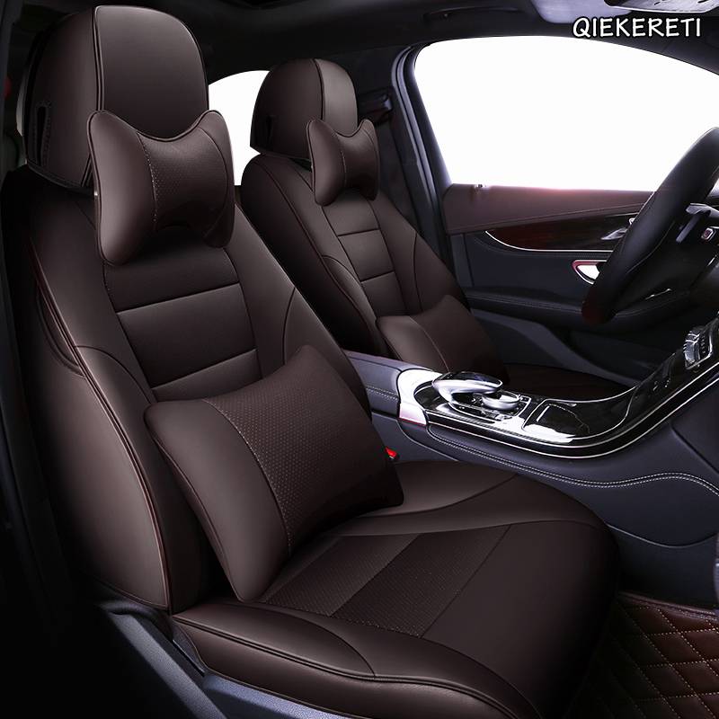Кожаный чехол QIEKERETI на автомобильное сиденье для NISSAN X-Trail Qashqai SYLPHY Geniss LIVINA March Tiida