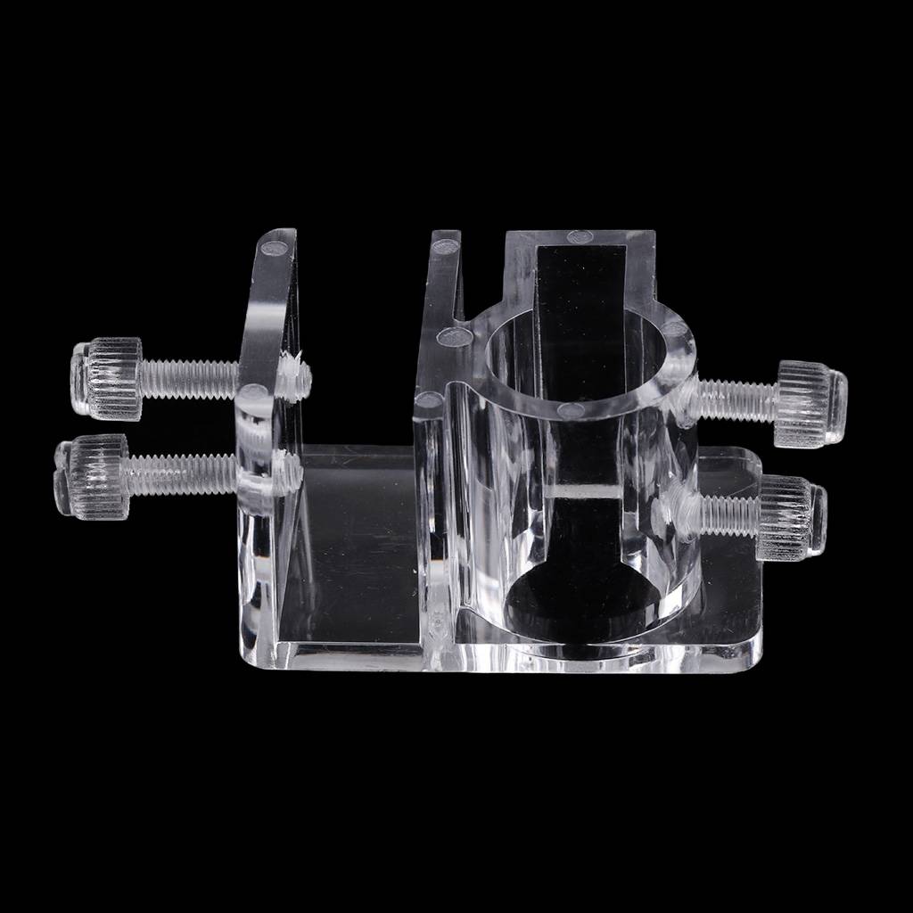 Aquarium Fish Tank Acrylic Pipe Tube Hose Fixing Clip Clamp Stand Holder