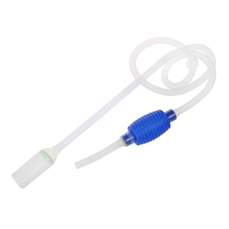 Сифон для аквариума замены воды гравия Чистый воздушный насос синий | Аксессуары