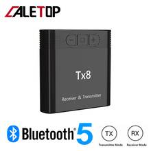 Приемник передатчик CALETOP Bluetooth 5 0 2 в 1 адаптер 3 мм AUX Беспроводные