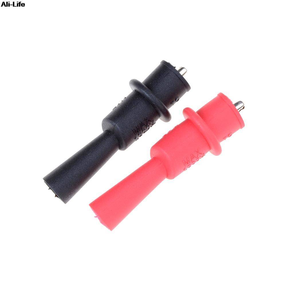 2pcs/set Insulated Test Lead Meter Alligator Clip High Quality MultiMeter Probe Crocodile Clamp